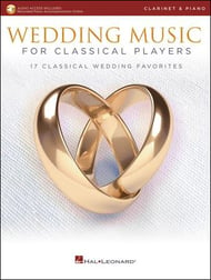 Wedding Music for Classical Players Clarinet Book with Online Audio Access cover